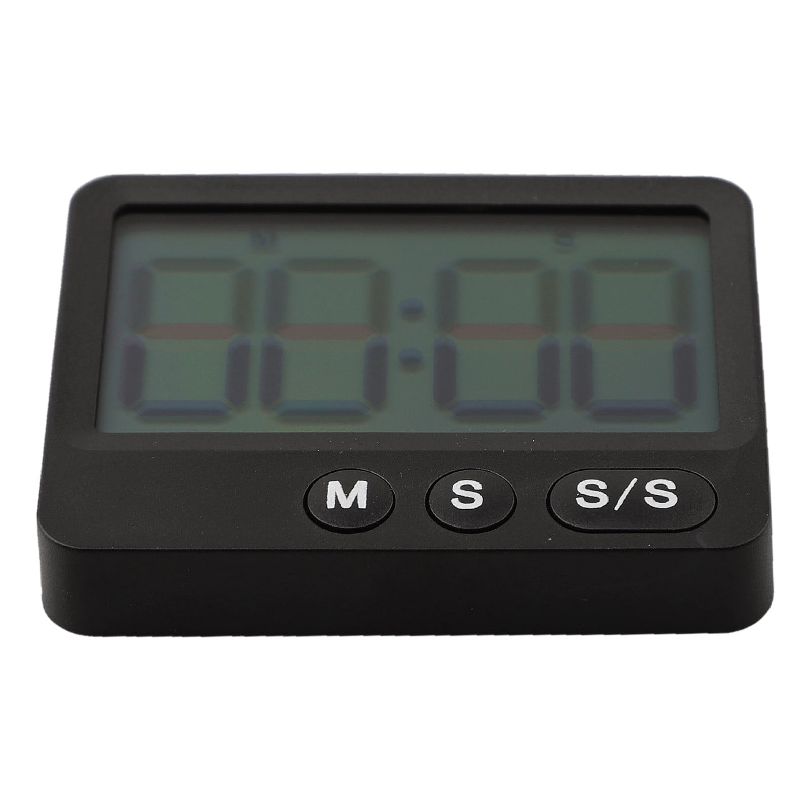 Baguer Digital Kitchen Timer with Large LCD Display Magnetic Back Countdown and Count Up for Cooking Baking Gym Homework Black