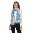 thumbnail image 2 of Hippocampus Starfish Shells Winter Scarf for Women Fashion Warm Long Soft Blanket Scarves Gifts, 2 of 10