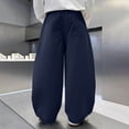thumbnail image 6 of ersvoioy Boys Sweatpants Elastic Waist with Large Pockets Lightweight Trousers for Summer Size 5-15 Years, 6 of 7