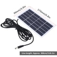 thumbnail image 1 of Panel de Batería Solar, Panel de Batería de Energía Panel Solar de Carga Solar, Batería de PV DC 2W 5V al Aire Libre para Explorar, 1 of 7