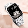 thumbnail image 4 of Compatible with Apple Watch Case 44mm 42mm 40mm 38mm,Stainless Steel Case Full Protective Cover, 4 of 4