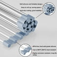 thumbnail image 2 of LAICAIW Over The Sink Dish Drying Rack, Roll Up Dish Drying Rack Kitchen Dish Rack Stainless Steel Sink Drying Rack, Foldable Dish Drainer, Gray (17.5''x13.7''), 2 of 5