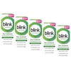5 Pack - Blink Contacts Lubricating Eye Drops 10 mL Each