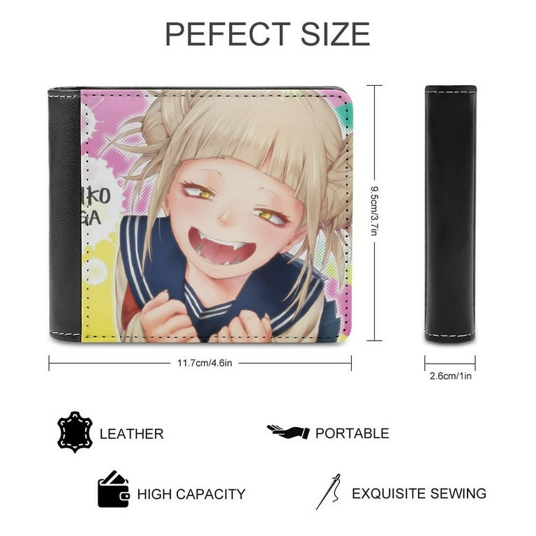 希少　toga mini wallet My Hero Academia Himiko Toga Kawaii PU Leather Bifold Wallet