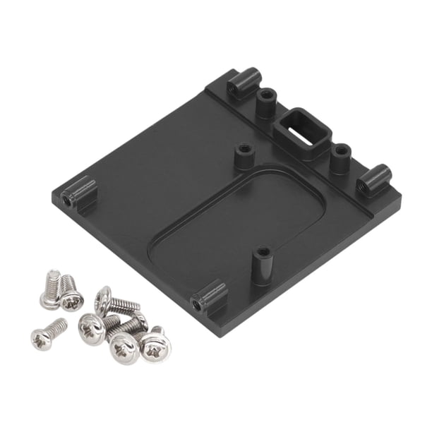 Repuestos para soporte de motor de coche RC 1/12, soporte fijo, accesorios y piezas de repuesto negro