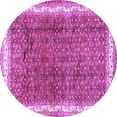 thumbnail image 1 of Ahgly Company Indoor Round Persian Purple Traditional Area Rugs, 4' Round, 1 of 4