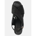 thumbnail image 4 of Time and Tru Women's X-Band Heeled Sandals, 4 of 6