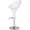 White, variant on SAFAVIEH Zorab Round Swivel Mid Back Bar Stool, White