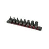 "Sunex Tools 3640 8 Pc 3/8"" Dr. Stubby Triple Square Impact Bit Socket Set"