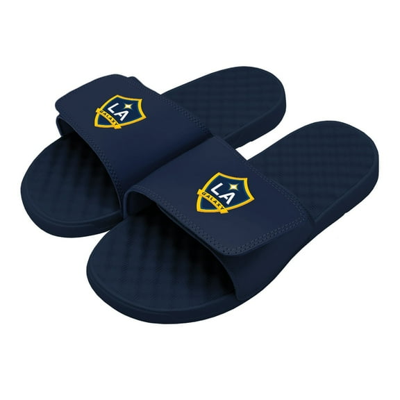 Men's ISlide Navy LA Galaxy Primary Logo Slide Sandals