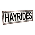 thumbnail image 1 of Outdoor Hay Rides 4"x12" Metal Sign, Wall Décor for Seasonal and Holidays, 1 of 4