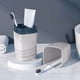 thumbnail image 1 of Vaso de Viaje para Cepillos de Dientes | Caja de Almacenamiento Portátil para Vasos de Lavado | Portacepillos de Plástico con Función de Drenaje y Diseño Desmontable | Organizador de Cepillos de Dien, 1 of 6