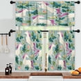 thumbnail image 3 of LALILO Kitchen Curtains and Valances Set of 3 36" Vintage Window Treatment Tiers for Window Decor, 3 of 5