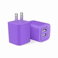 thumbnail image 1 of LujingZ for USB Plug, Wall Charger Fast Charging Block, Power AC Adapter Dual Port Charge Cube Travel Brick Cell Phone Quick Chargers Box Compatible With iPhone, iPad, Samsung Phones USB Charging Base, 1 of 1