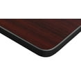 thumbnail image 4 of Regency MLSPM662442MHBPCM 66 in. Kee Single Pedestal L-Desk with 42 in. Return, Mahogany & Chrome, 4 of 5