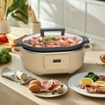 thumbnail image 2 of Programmable Slow Cooker Removable Healthy Nonstick Pot - Small Kitchen Appliance for Family Dinners - Serves 6+ People, 2 of 5