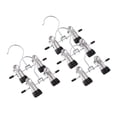 thumbnail image 4 of 5 Piezas Ganchos para Colada Clips para Colgar Perchas para Botas Clips Pinzas para Ropa portátiles de Acero Inoxidable Pinzas para Ropa para Bolsos negro Macarena Clips para colgar botas, 4 of 7