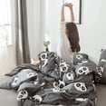 thumbnail image 2 of Kid's Cute Bedding Duvet Cover Set Queen- Black and White Panda 100% Natural Cotton with 2 Pieces Ultra Soft Breathable Comforter Cover (Panda, Queen), 2 of 5