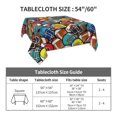 thumbnail image 7 of Wukai American Football Waterproof Tablecloth for Kitchen Dining, Fits Square Tables for 2-4 Seats -54"x54", 7 of 7