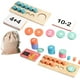 thumbnail image 5 of Juguetes de matemáticas Montessori, juguetes de conteo, coordinación mano-ojo, juguetes de educación temprana, material didáctico de aritmética para, 5 of 9