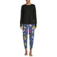 thumbnail image 3 of Briefly Stated Women’s Plus Warner Bros. Space Jam Jogger Sleep Pants, 3 of 6