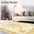 thumbnail image 2 of ODIKA 5'x7' Machine Washable Non-Slip Area Rug, Beige High Traffic Rug, White, 48739, 2 of 7