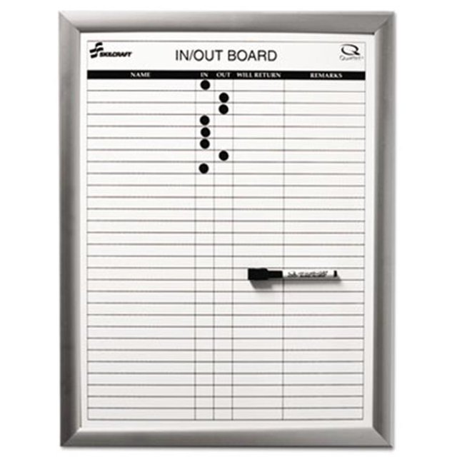 5680403 Skilcraft Quartet Magnetic In & Out Board