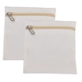 thumbnail image 2 of segolike 2Pcs Sew in Side Pocket with Zipper Coat Inside Pockets for Hoodies Clothing White, 2 of 9