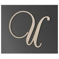 thumbnail image 6 of Wooden Letter U, Wooden Wall Hanging, Large Wooden Letters, Cursive Wood Letter, 6 of 9
