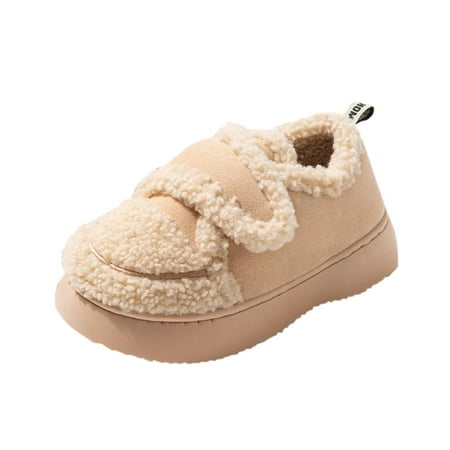 

ASEIDFNSA Women s Fashion Slipper Shoes Coral Velvet Splicing Cotton Cover Heel Slippers With Cozy Lined Slippers Indoor Outdoor Slippers Gray 37