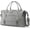 03 Silver Gray, variant on Kwuty TOPBAG Travel Duffle Bag, Waterproof Weekender Carry On Tote Bags for Women, Sport Gym Bag for Men, Hospital Bag for Labor and Delivery, Overnight Luggage Bag with Trolley Sleeve Coral Pink