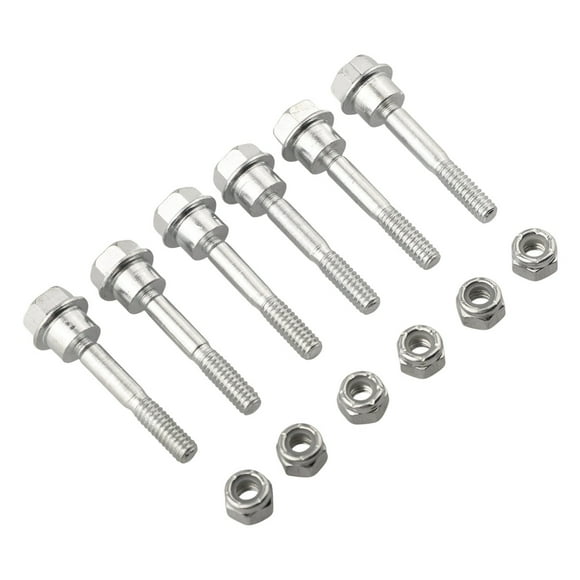 12Pcs Snow Plow Shear Bolt Nut Kit 580790401 588077502 Replacement For 588077501 Snow Plow Secure Attachment Garden Power Tools