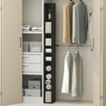 thumbnail image 2 of Furinno FULDA 8-Tier Closet Organizer AdJUSTable Open Shelf 6-Inch Blackwood, 2 of 9