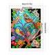 thumbnail image 2 of Hilo de bordar de algodón completo, 11CT, estampado de vitral, pájaro, punto de cruz, 40x53cm, 2 of 9