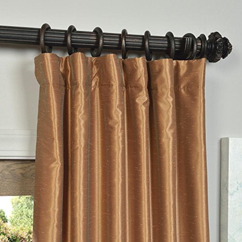 Half Price Drapes Pdch Kbs8 120 Vintage Textured Faux Dupioni Silk