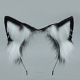 thumbnail image 7 of Yvsxxv 1Pc Black Wolf Ear Faux Fur Headband Party Hair Accessories, 7 of 7