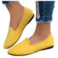 thumbnail image 6 of fukaraa Round Toe for Women Dressy Comfortable Slip On Dress Business Flat Casual Shoes, 6 of 8
