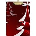 thumbnail image 2 of FMSHPON Christmas White Red Xmas Tree Clipboard Hardboard Wood Nursing Clip Board and Pull for Standard A4 Letter 13x9 inches, 2 of 5