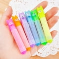 thumbnail image 1 of Musbetu 6 Pcs Stationery Kids Rabbit Fluorescent Highlighter Marker Writing Drawing Pens, 1 of 7