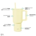 thumbnail image 2 of Vaso Simple Modern Trek de 900 ml con asa y tapa con pajita SS, 2 of 4