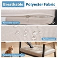 thumbnail image 2 of JOIVI Outdoor Chairs Set of 2, Woven Wicker Outdoor Dining Chairs with Cushions and Armrest, Stackable Patio Dining Chairs for Deck, Porch, 2 of 9