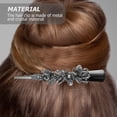 thumbnail image 2 of FRCOLOR 3pcs Hair Clip Crystal Alligator Clip Women Wedding Decorative Bling Barrette, 2 of 8