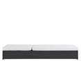thumbnail image 5 of Tahoe Outdoor Patio Powder-Coated Aluminum Chaise Lounge Chair in Gray White, 5 of 10