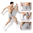 thumbnail image 4 of Short Deportivo Hombre Gym Cómodos Correr Casual Arjen Kroos, 4 of 8