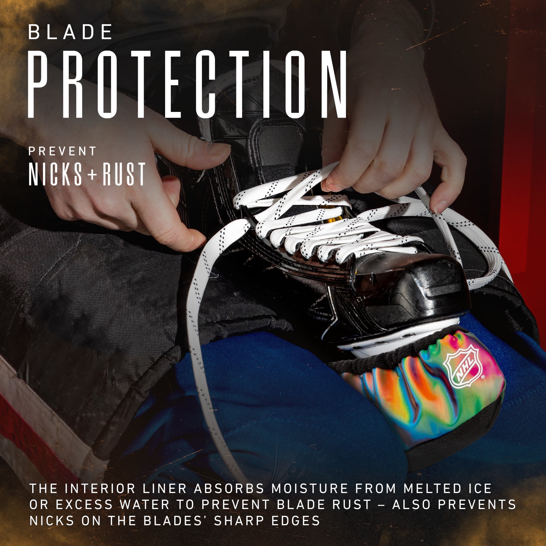 Franklin Sports NHL Black Hockey Skate Guards