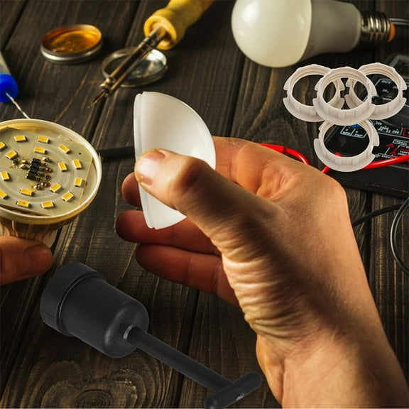 WHAMVOX 2 Sets G9 Light Socket Rings Kit Lamp Shade Retention Tool Ring Replacement Removal Tool For Home Office Retail Lighting