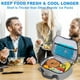 thumbnail image 5 of Paquete de 6 Bolsas de Hielo LotFancy para Cooler y Lonchera Azul, 5 of 7