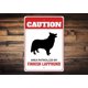 thumbnail image 1 of (Metal de aluminio) Señal de advertencia para perro Lapphund finlandés Señales de raza de perro para dueños de Lapphund Regalos para Lapphund Amante de Lapphund Señal de puerta para perro Señal de, 1 of 4