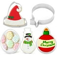 thumbnail image 1 of Coxeer Ensemble de Coupe-Cookies Mignon en Acier Inoxydable pour Biscuits pour Noël, 1 of 10