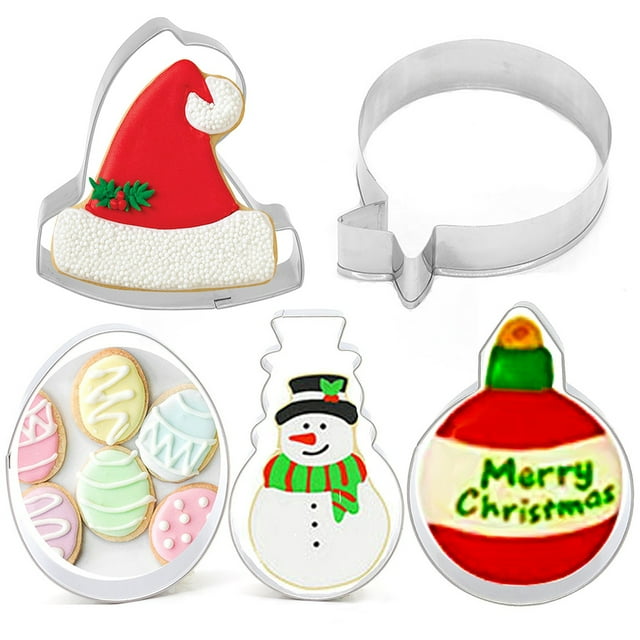 Coxeer Ensemble de Coupe-Cookies Mignon en Acier Inoxydable pour Biscuits pour Noël